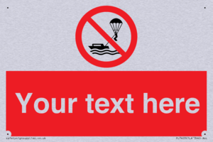 Custom No parasailing